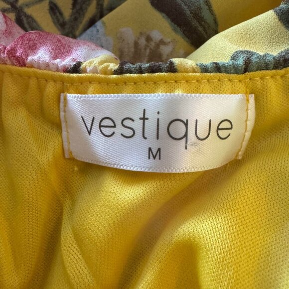 Vestique Mini Summer Botanicals dress with adjustable spaghetti straps - Picture 3 of 4